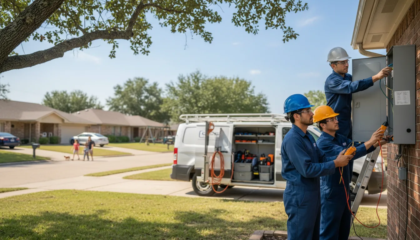 Certified electrician providing emergency electrical services in Dickey, ND